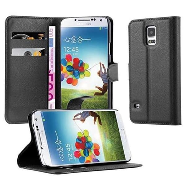 Deksel til Samsung Galaxy S5 / S5 NEO Lommebokdeksel med magnetisk lukking, stativfunksjon og kortlomme