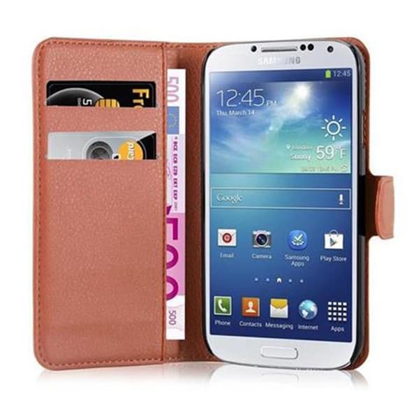 Samsung Galaxy S4 Plånboksfodral Fodral Skal Case med magnetisk stängning, ståfunktion och kortplats