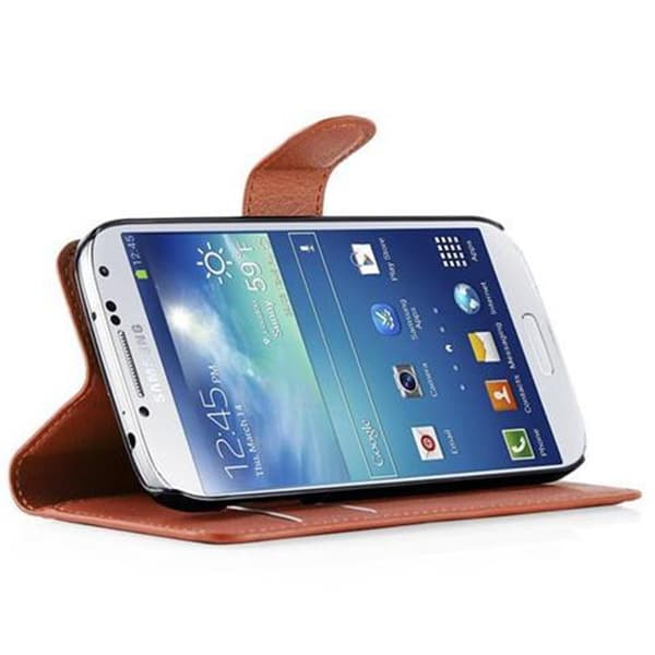 Samsung Galaxy S4 Plånboksfodral Fodral Skal Case med magnetisk stängning, ståfunktion och kortplats