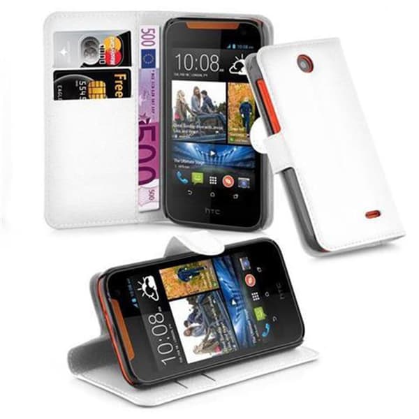 HTC Desire 310 Plånboksfodral Fodral Skal Case med magnetisk stängning, ståfunktion och kortplats