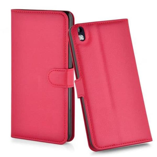HTC Desire 816 Plånboksfodral Fodral Skal Case med magnetisk stängning, ståfunktion och kortplats
