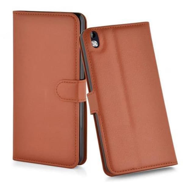HTC Desire 816 Plånboksfodral Fodral Skal Case med magnetisk stängning, ståfunktion och kortplats