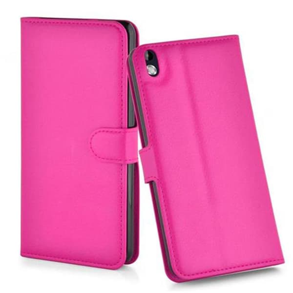 HTC Desire 816 Plånboksfodral Fodral Skal Case med magnetisk stängning, ståfunktion och kortplats