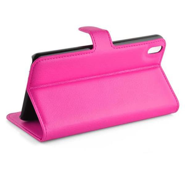 HTC Desire 816 Plånboksfodral Fodral Skal Case med magnetisk stängning, ståfunktion och kortplats