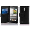 Miniatyrbild 1 av 3: Huawei ASCEND G700 Skal Fodral Plånboksfodral Case Skyddsfodral i texturerat konstläder och kortficka