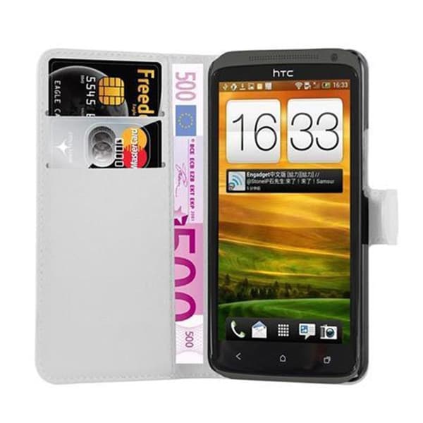 HTC ONE X / X+ Suojakotelo Lompakkokotelo Matkapuhelinkotelo Suojakuori jossa magneettisuljenta, jalusta-toiminto ja korttitasku