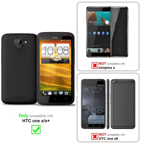 HTC ONE X / X+ Suojakotelo Lompakkokotelo Matkapuhelinkotelo Suojakuori jossa magneettisuljenta, jalusta-toiminto ja korttitasku