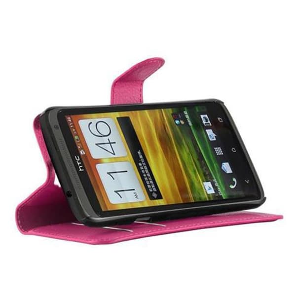 HTC ONE X / X+ Plånboksfodral Fodral Skal Case med magnetisk stängning, ståfunktion och kortplats