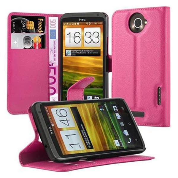 HTC ONE X / X+ Suojakotelo Lompakkokotelo Matkapuhelinkotelo Suojakuori jossa magneettisuljenta, jalusta-toiminto ja korttitasku