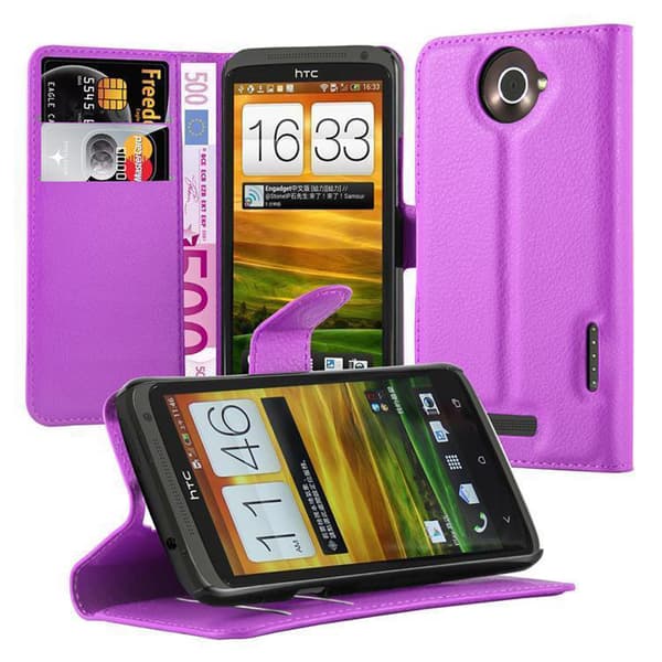 HTC ONE X / X+ Suojakotelo Lompakkokotelo Matkapuhelinkotelo Suojakuori jossa magneettisuljenta, jalusta-toiminto ja korttitasku