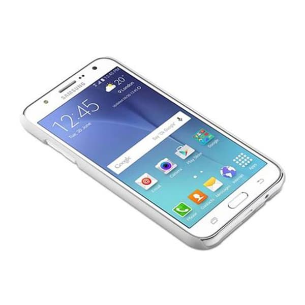 Samsung Galaxy J7 2015 Fodral Mobilskydd Skal i blommig Paisley Henna-design mot repor och stötar