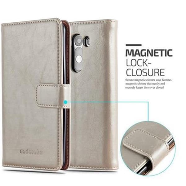 LG G3 Plånboksfodral Skal Mobilskyddmed magnetisk stängning, ståfunktion och kortficka