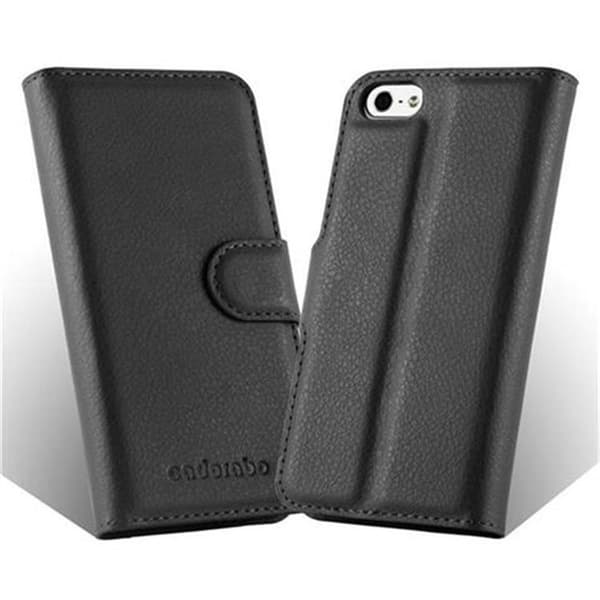 iPhone 5 / 5S / SE 2016 Plånboksfodral Fodral Skal Case med magnetisk stängning, ståfunktion och kortplats