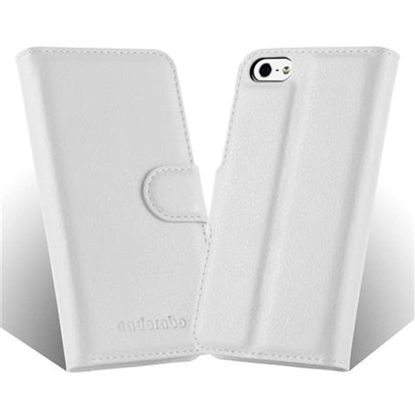 iPhone 5 / 5S / SE 2016 Plånboksfodral Fodral Skal Case med magnetisk stängning, ståfunktion och kortplats