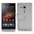 Pikkukuva 3 / 4: Sony Xperia SP Lompakkokotelo Suojakotelo Matkapuhelinkotelo Suojakuori kuvioitua keinonahkaa ja korttitasku