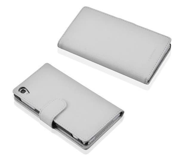 Sony Xperia Z1 Skal Fodral Plånboksfodral Case Skyddsfodral i texturerat konstläder och kortficka