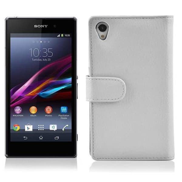 Sony Xperia Z1 Lompakkokotelo Suojakotelo Matkapuhelinkotelo Suojakuori kuvioitua keinonahkaa ja korttitasku