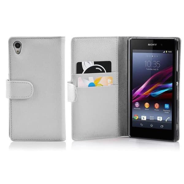 Sony Xperia Z1 Lompakkokotelo Suojakotelo Matkapuhelinkotelo Suojakuori kuvioitua keinonahkaa ja korttitasku