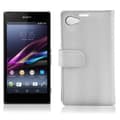 Pikkukuva 6 / 8: Sony Xperia Z1 COMPACT Lompakkokotelo Suojakotelo Matkapuhelinkotelo Suojakuori kuvioitua keinonahkaa ja korttitasku