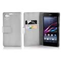 Pikkukuva 2 / 8: Sony Xperia Z1 COMPACT Lompakkokotelo Suojakotelo Matkapuhelinkotelo Suojakuori kuvioitua keinonahkaa ja korttitasku