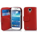 Miniatyrbild 1 av 4: Samsung Galaxy S4 MINI Skal Fodral Plånboksfodral Case Skyddsfodral i texturerat konstläder och kortficka
