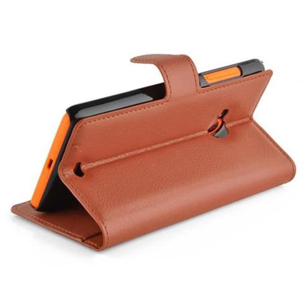 Nokia Lumia 535 Plånboksfodral Fodral Skal Case med magnetisk stängning, ståfunktion och kortplats
