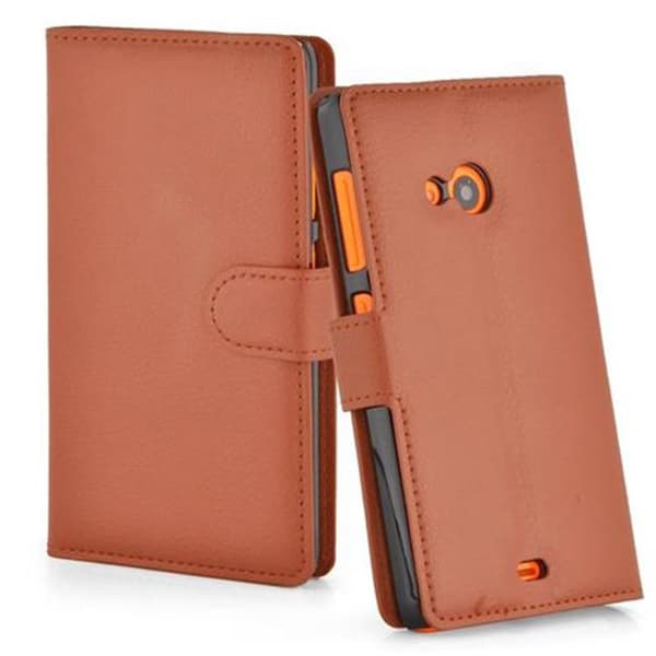 Nokia Lumia 535 Plånboksfodral Fodral Skal Case med magnetisk stängning, ståfunktion och kortplats