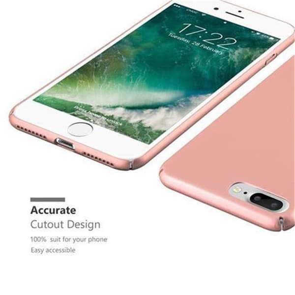 Apple iPhone 7 PLUS / 7S PLUS / 8 PLUS Suojakuori Hard Case Suojakotelo metallin näköinen suojus naarmuja ja iskuja vastaan