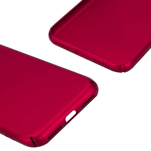Hårt iPhone X / XS Fodral Skal Fodral Mobilskydd Hard Case Skyddsomslag i metalloptik mot repor och stötar