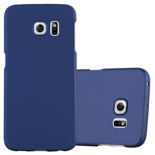 Deksel for Samsung Galaxy S6 EDGE Hardt Case Beskyttende i metallutseende mot riper og støt. METALLISK BLÅ
