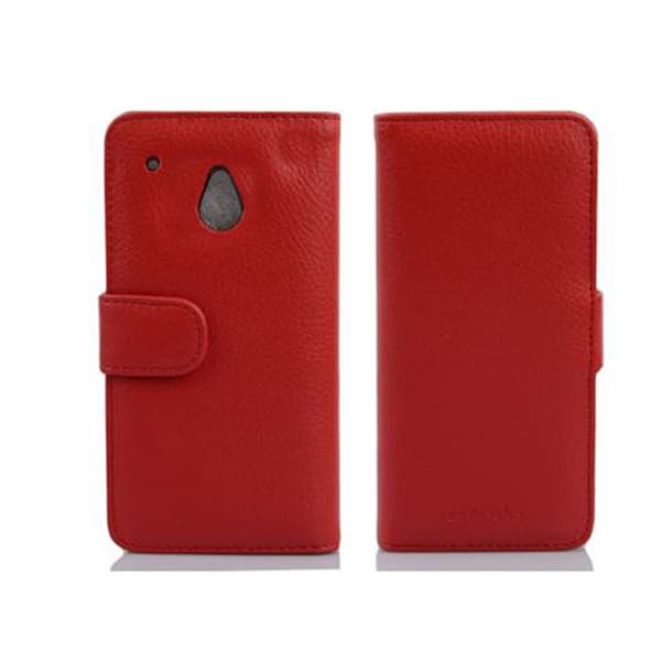 HTC ONE M4 MINI Skal Fodral Plånboksfodral Case Skyddsfodral i texturerat konstläder och kortficka