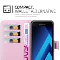 Pikkukuva 4 / 8: Samsung Galaxy A3 2017 Suojakotelo Lompakkokotelo Matkapuhelinkotelo Suojakuori jossa magneettisuljenta, jalusta-toiminto ja korttitasku