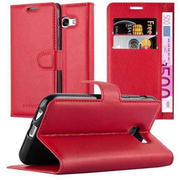Samsung Galaxy A3 2017 Plånboksfodral Fodral Skal Case med magnetisk stängning, ståfunktion och kortplats