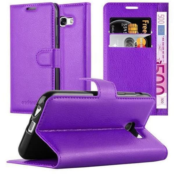 Samsung Galaxy A3 2017 Plånboksfodral Fodral Skal Case med magnetisk stängning, ståfunktion och kortplats