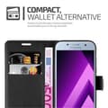 Pikkukuva 4 / 5: Samsung Galaxy A3 2017 Suojakotelo Lompakkokotelo Matkapuhelinkotelo Suojakuori jossa magneettisuljenta, jalusta-toiminto ja korttitasku