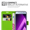 Pikkukuva 4 / 5: Samsung Galaxy A3 2017 Suojakotelo Lompakkokotelo Matkapuhelinkotelo Suojakuori jossa magneettisuljenta, jalusta-toiminto ja korttitasku