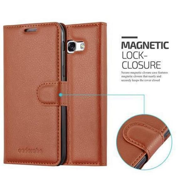 Samsung Galaxy A5 2017 Plånboksfodral Fodral Skal Case med magnetisk stängning, ståfunktion och kortplats