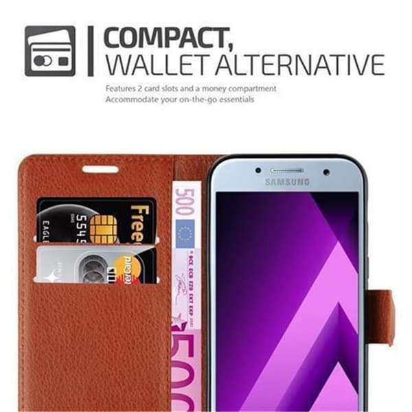 Samsung Galaxy A5 2017 Plånboksfodral Fodral Skal Case med magnetisk stängning, ståfunktion och kortplats