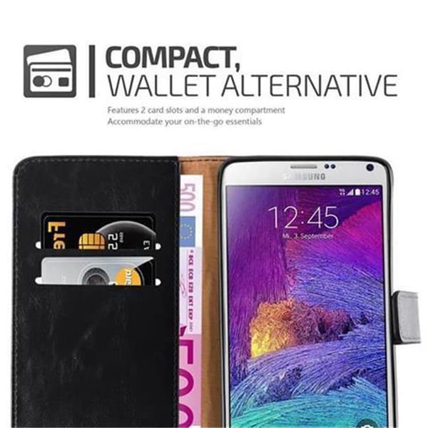 Samsung Galaxy NOTE 4 Plånboksfodral Skal Mobilskyddmed magnetisk stängning, ståfunktion och kortficka