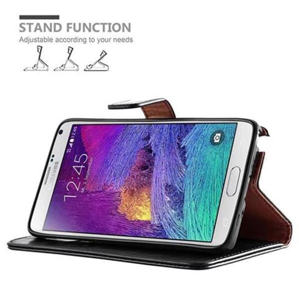 Samsung Galaxy NOTE 4 Plånboksfodral Skal Mobilskyddmed magnetisk stängning, ståfunktion och kortficka