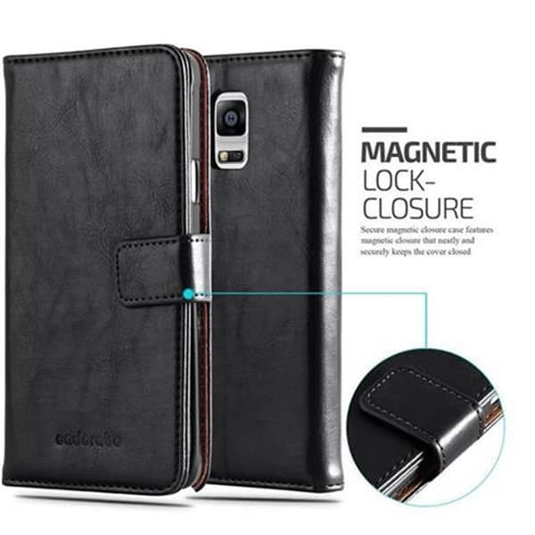 Samsung Galaxy NOTE 4 Plånboksfodral Skal Mobilskyddmed magnetisk stängning, ståfunktion och kortficka
