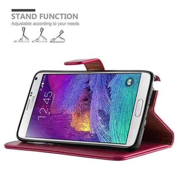 Samsung Galaxy NOTE 4 Plånboksfodral Skal Mobilskyddmed magnetisk stängning, ståfunktion och kortficka