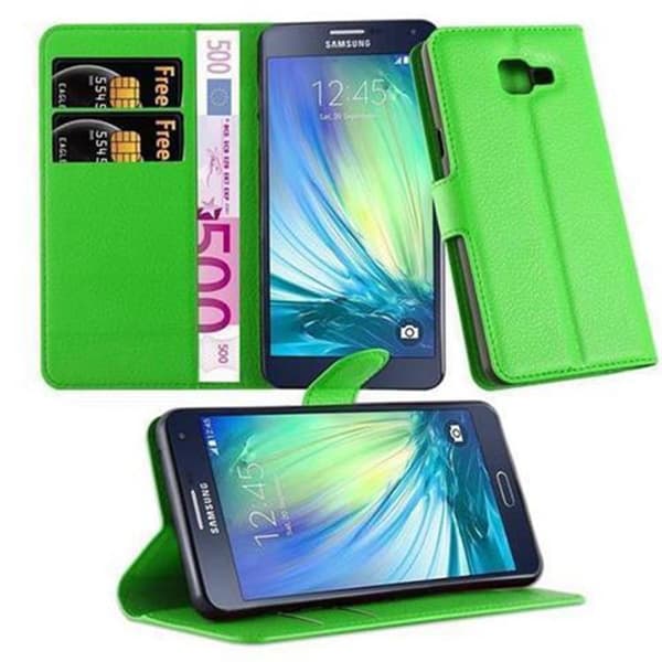 Samsung Galaxy A5 2016 Suojakotelo Lompakkokotelo Matkapuhelinkotelo Suojakuori jossa magneettisuljenta, jalusta-toiminto ja korttitasku