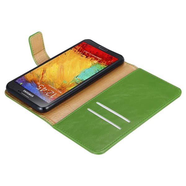 Samsung Galaxy NOTE 3 NEO Suojakotelo Suojakuori Lompakkokotelo Matkapuhelinkotelo jossa magneettisuljenta, jalusta-toiminto ja korttitasku