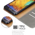 Pikkukuva 5 / 8: Samsung Galaxy NOTE 3 NEO Suojakotelo Suojakuori Lompakkokotelo Matkapuhelinkotelo jossa magneettisuljenta, jalusta-toiminto ja korttitasku