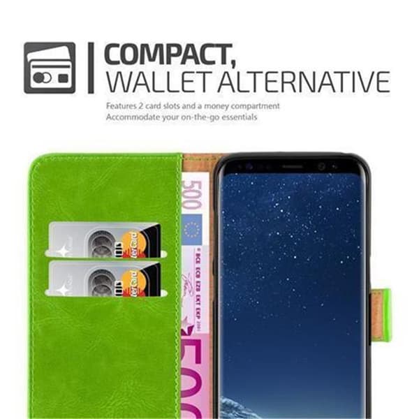 Samsung Galaxy S8 PLUS Plånboksfodral Skal Mobilskyddmed magnetisk stängning, ståfunktion och kortficka
