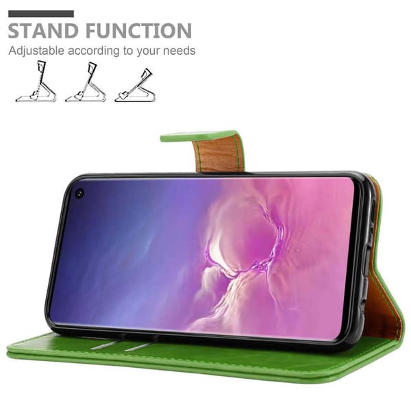 Samsung Galaxy S10 4G Suojakotelo Suojakuori Lompakkokotelo Matkapuhelinkotelo jossa magneettisuljenta, jalusta-toiminto ja korttitasku