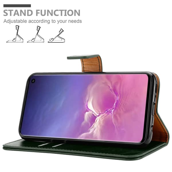 Samsung Galaxy S10 4G Suojakotelo Suojakuori Lompakkokotelo Matkapuhelinkotelo jossa magneettisuljenta, jalusta-toiminto ja korttitasku