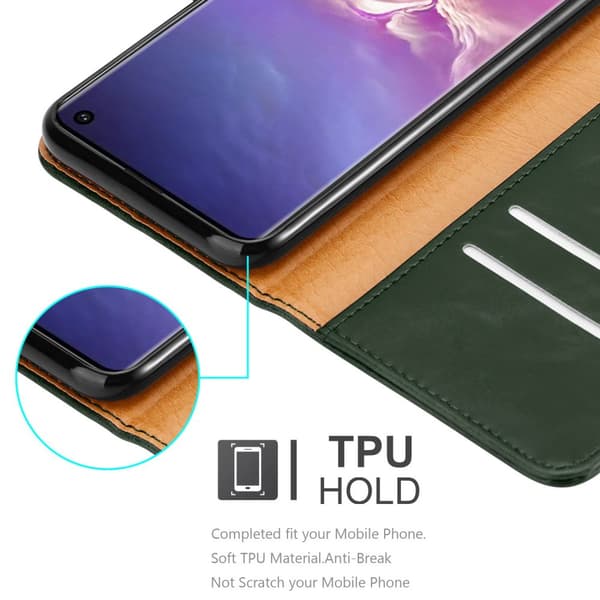 Samsung Galaxy S10 4G Suojakotelo Suojakuori Lompakkokotelo Matkapuhelinkotelo jossa magneettisuljenta, jalusta-toiminto ja korttitasku