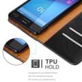 Pikkukuva 3 / 5: Sony Xperia C4 Suojakotelo Suojakuori Lompakkokotelo Matkapuhelinkotelo jossa magneettisuljenta, jalusta-toiminto ja korttitasku